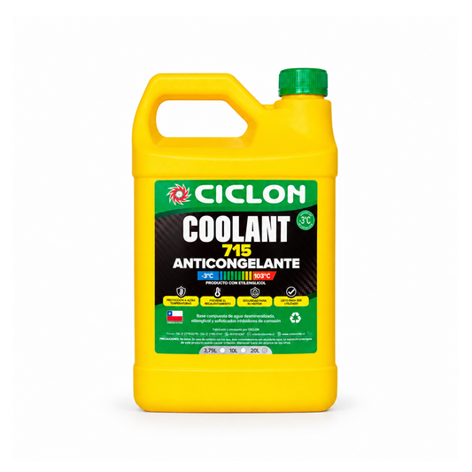 Coolant Anticongelante 715 Verde 3,79 Litros